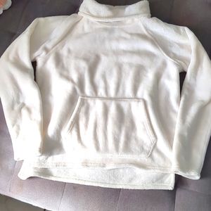 Champion (M) Cream Fleece Pullover Jacket NWOT